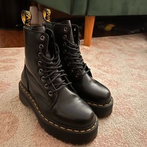 brand new never worn platform doc martins